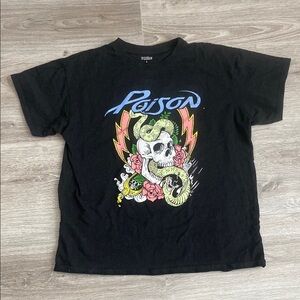 Poison Graphic Black Band T-Shirt